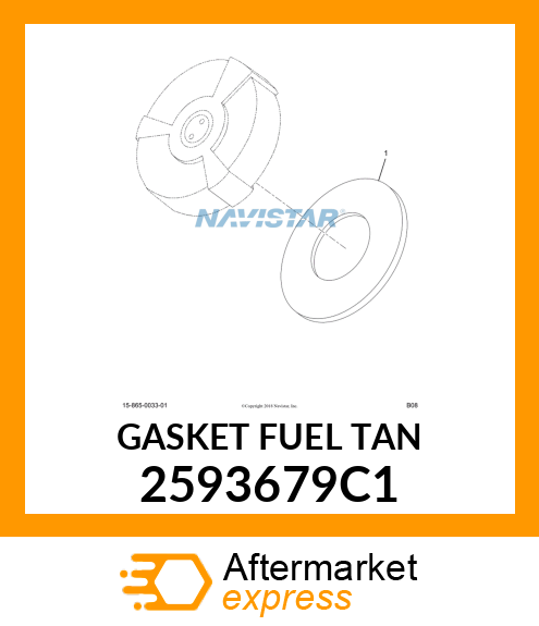 GASKET_FUEL_TAN 2593679C1