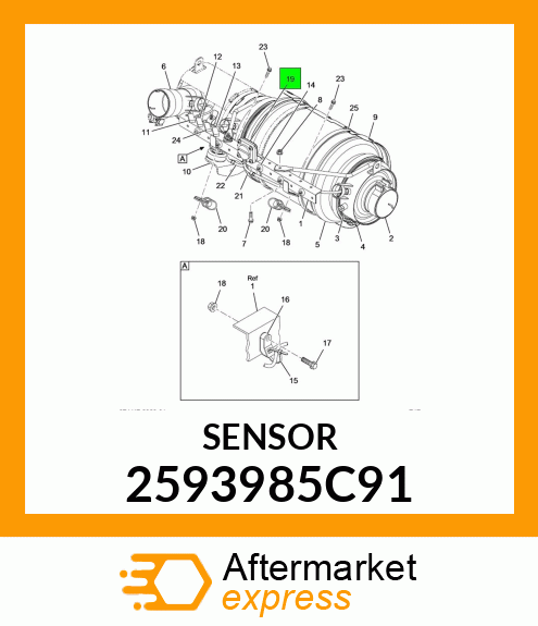 SENSOR 2593985C91