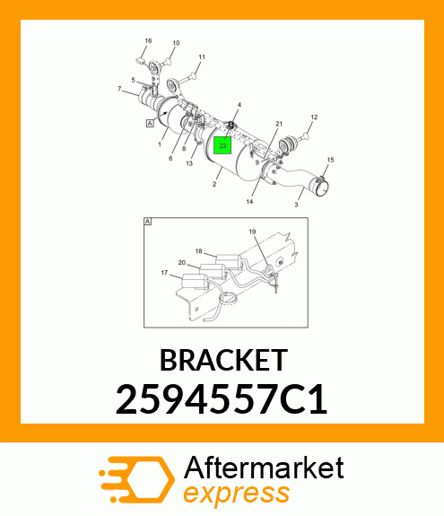 BRACKET 2594557C1