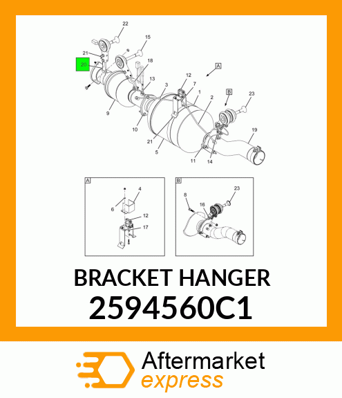 BRACKET_HANGER_ 2594560C1