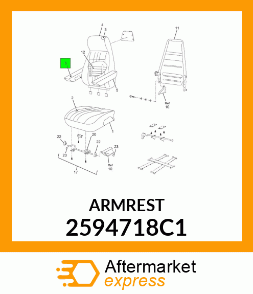 ARMREST 2594718C1