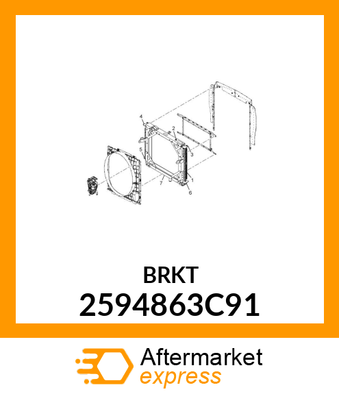 BRKT 2594863C91