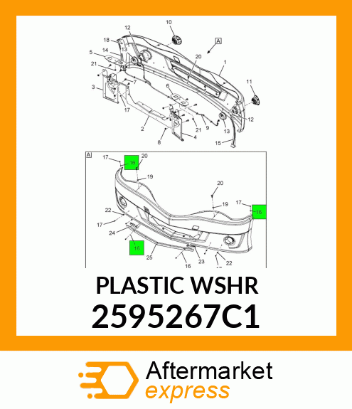 PLASTICWSHR 2595267C1