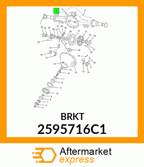 BRKT 2595716C1