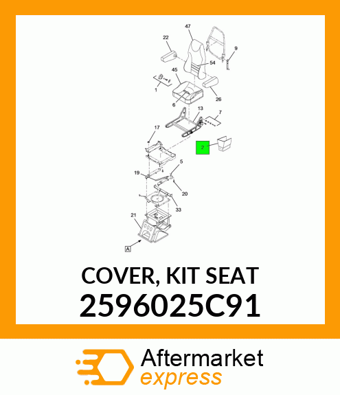 COVER,_KIT_SEAT 2596025C91