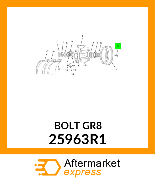 BOLT 25963R1