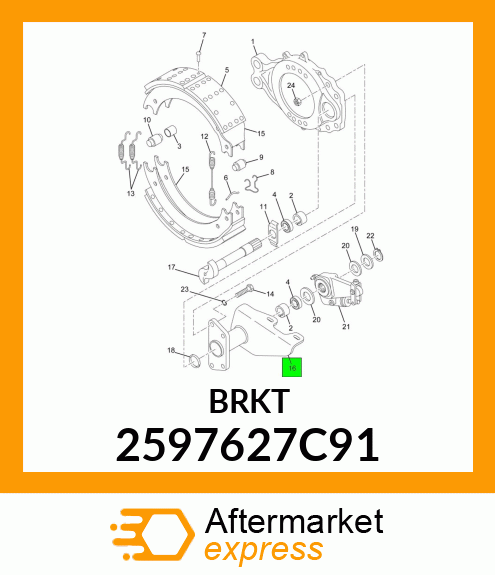 BRKT 2597627C91