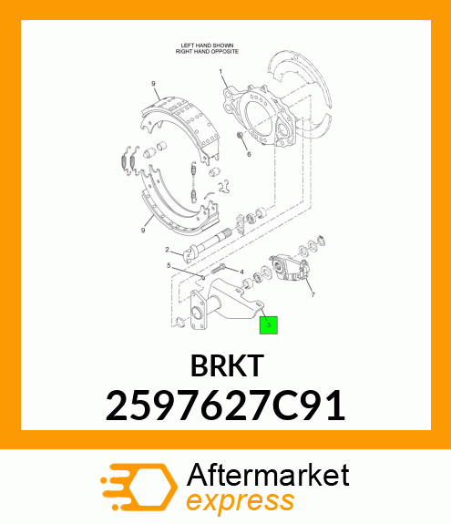 BRKT 2597627C91