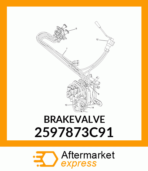 BRAKEVALVE 2597873C91