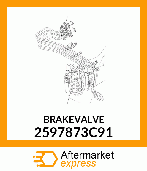 BRAKEVALVE 2597873C91