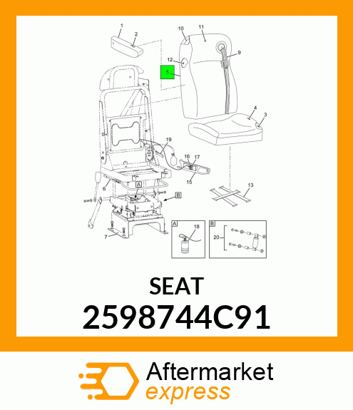 SEAT 2598744C91