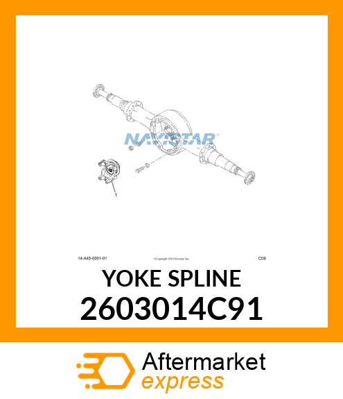 YOKE_SPLINE 2603014C91