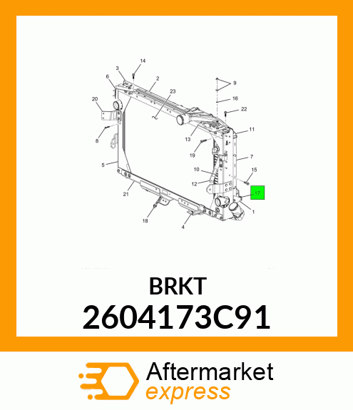 BRKT2PC 2604173C91