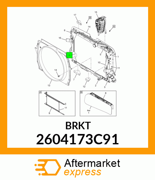 BRKT2PC 2604173C91