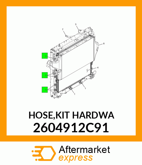 HOSE,KIT_HARDWA 2604912C91