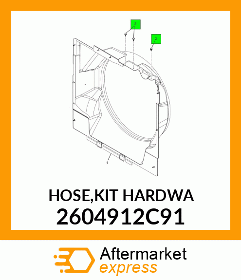 HOSE,KIT_HARDWA 2604912C91