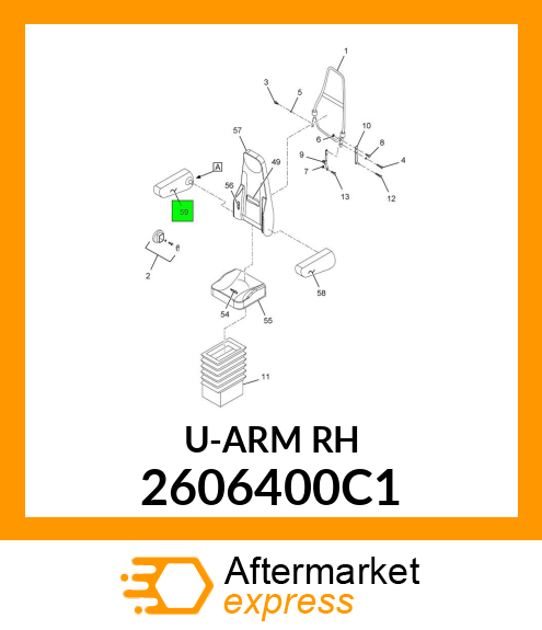 U-ARM_RHGRAY 2606400C1