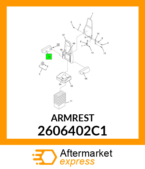 ARMREST 2606402C1