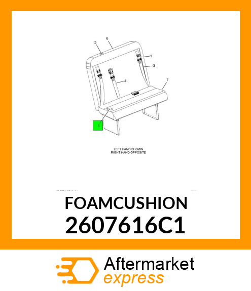 FOAMCUSHION 2607616C1