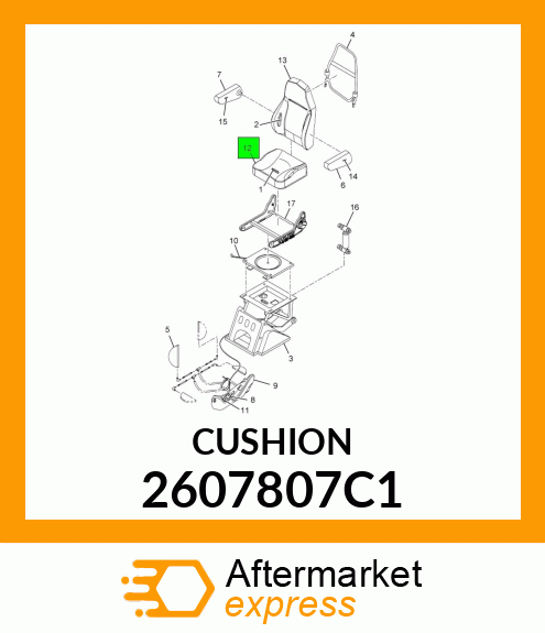 CUSHION 2607807C1