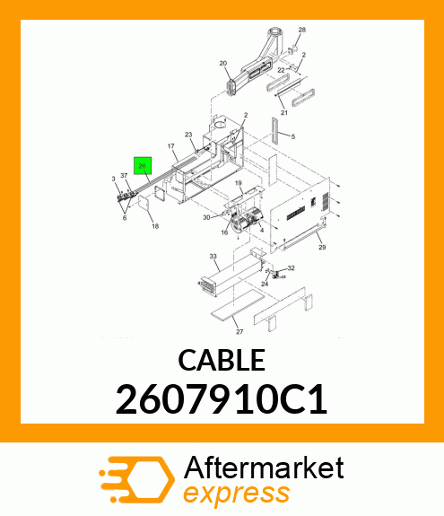 CABLE 2607910C1