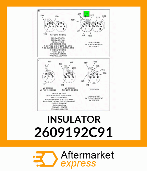 INSULATR 2609192C91