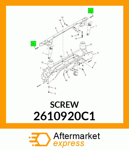 SCREW 2610920C1