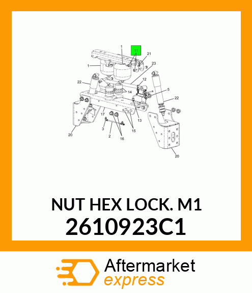NUT_HEX_LOCK_M1 2610923C1