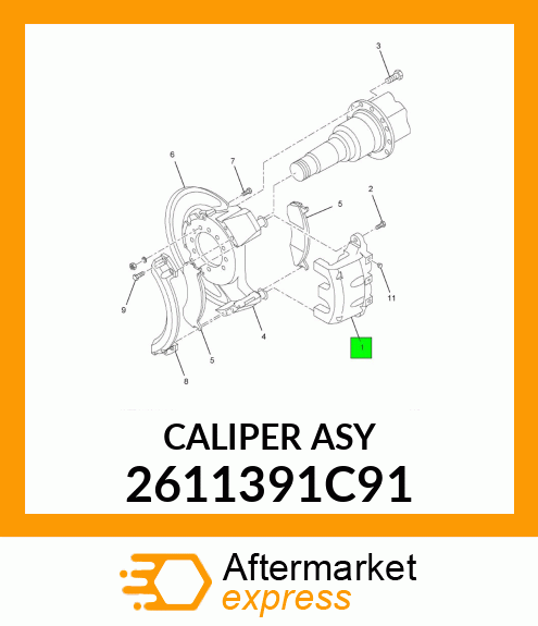 CALIPERASSY 2611391C91