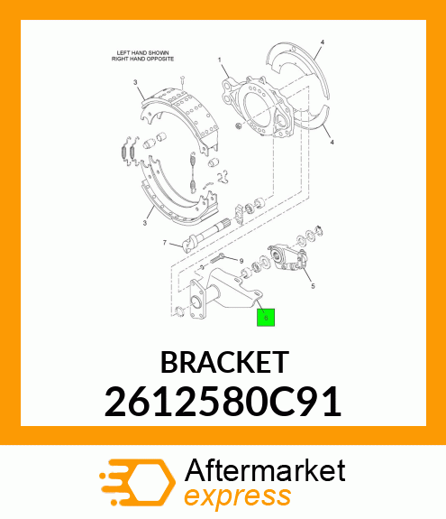 BRACKET 2612580C91