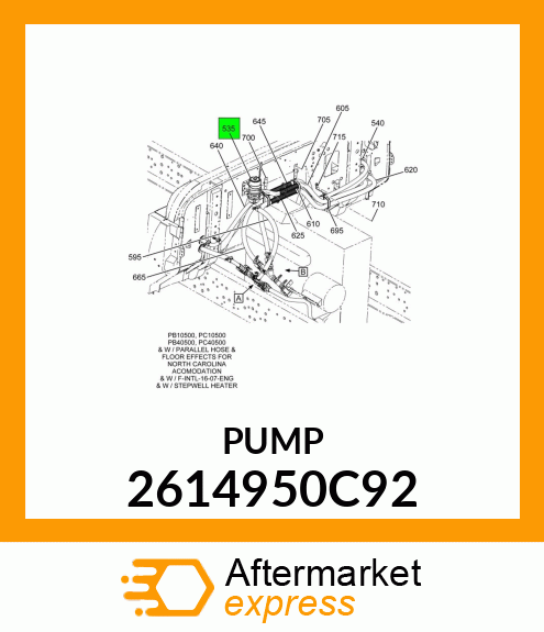 PUMP 2614950C92