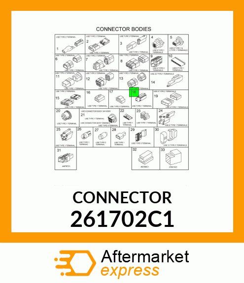 CONNECTOR 261702C1