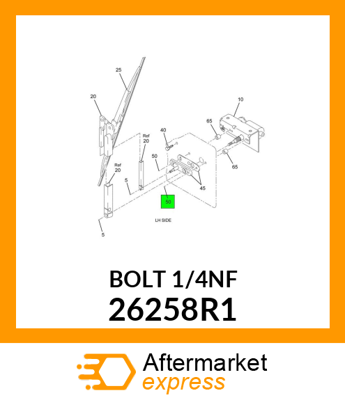 BOLT1/4NF 26258R1