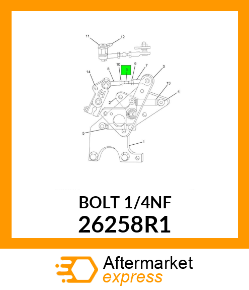 BOLT1/4NF 26258R1