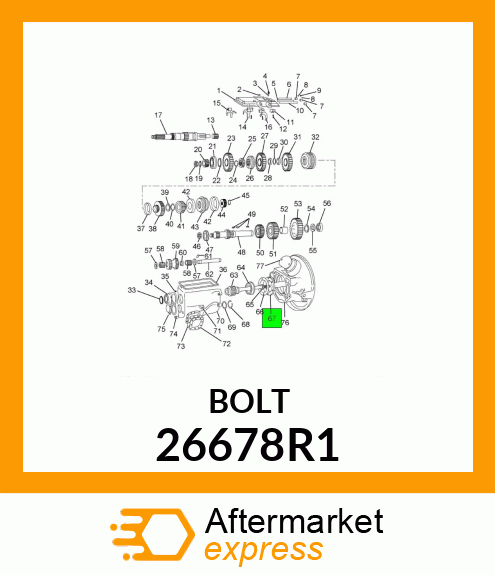 BOLT 26678R1