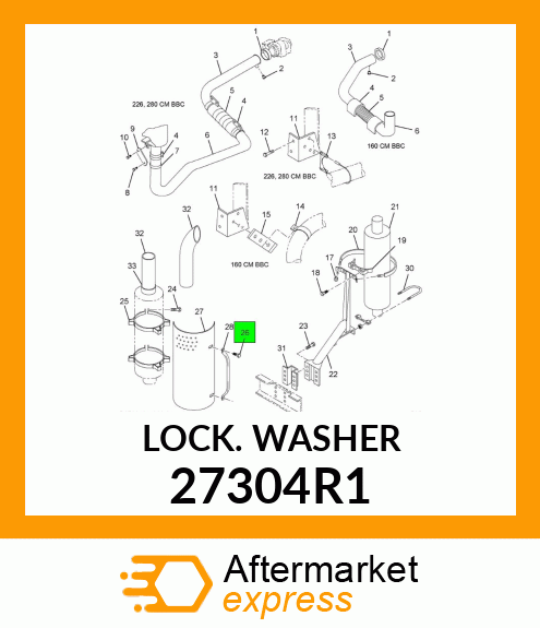 WASHER 27304R1