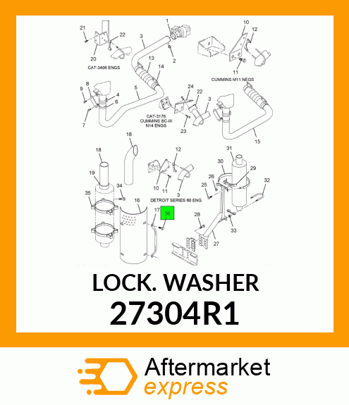 WASHER 27304R1