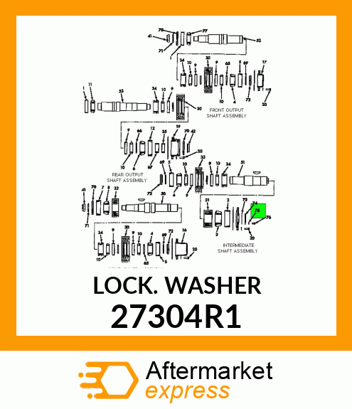 WASHER 27304R1