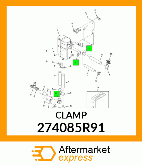 CLAMP 274085R91