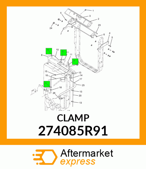 CLAMP 274085R91