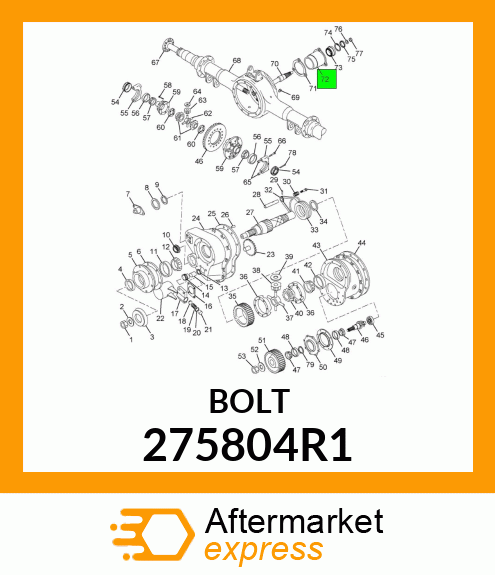 BOLT 275804R1