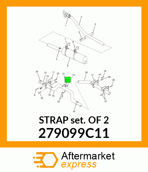 STRAPSETOF2 279099C11