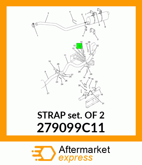 STRAPSETOF2 279099C11