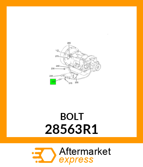 BOLT 28563R1