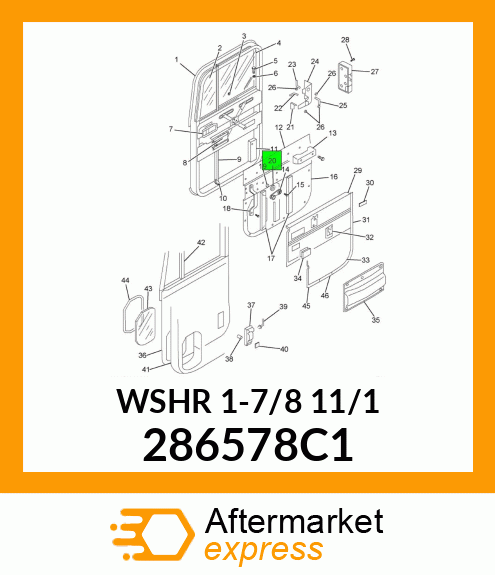 WASHER 286578C1