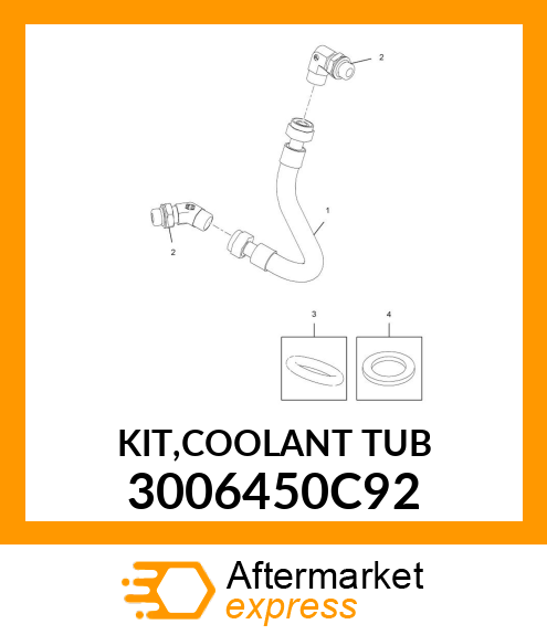 KIT,COOLANT_TUB 3006450C92
