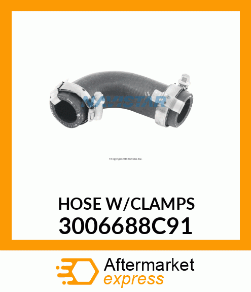 HOSE/CLAMPS 3006688C91