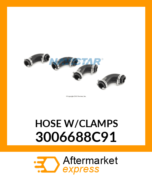 HOSE/CLAMPS 3006688C91