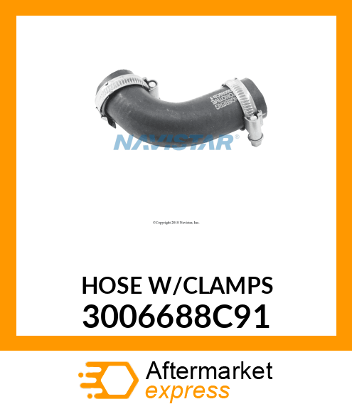 HOSE/CLAMPS 3006688C91