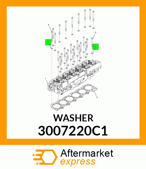 WASHER 3007220C1